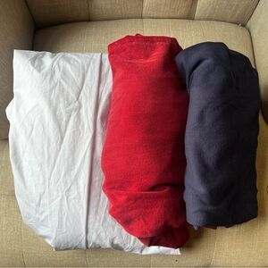 L.L. Bean Kids Red and Navy Bottoms